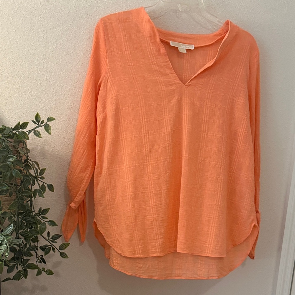Michael Kors Vibrant Orange‎ Blouse - Picture 4 of 4